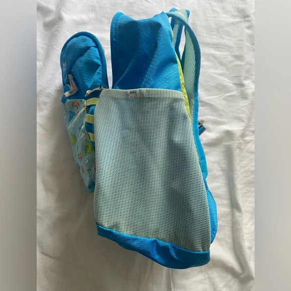 Kids Blue Adventure Backpack with Outdoor Print - Picture 6 of 7
